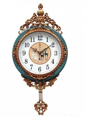 北极星英寸摇摆挂FT688-FT钟音复古创意客厅静石英钟欧式家时用室