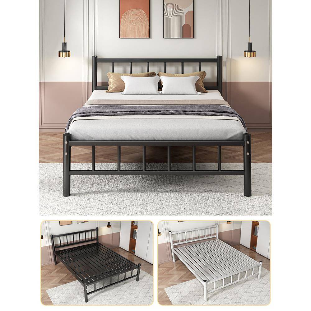 铁宿床15m简易单人床加舍厚出租房加固现代简OHZ约1m床家用经济型