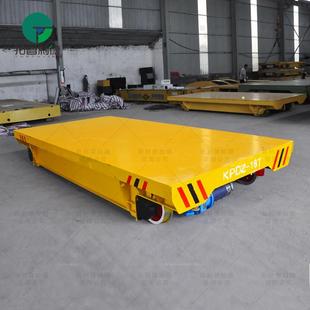 轨道平车WAP岭电动平车铁板低压轨道过车厂内物料运输搬运平跨车