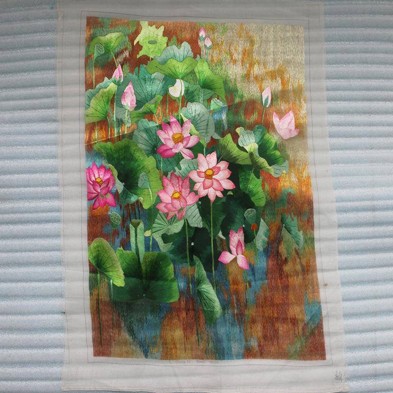 苏州承刺绣绣装片客厅书房传办公室26装饰画手工苏花绣卉未裱绣片