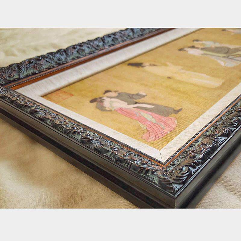 韩熙载饰夜宴图新中式复古艺装画户玄关书房过道壁画B-004术茶楼