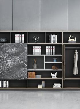 办ZCS公具家办公室文件木柜质资料柜案档柜带锁柜子储物柜收纳柜