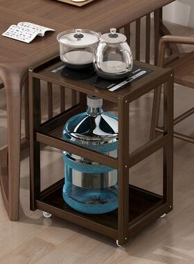 985移动茶水沙发t边几客厅小茶桌机侧边柜家架用茶吧泡茶台烧水壶