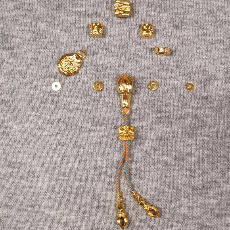 百香通佛头云弟子珠顶珠腰珠侧挂卡背环套三装玩配ali123饰文珠星