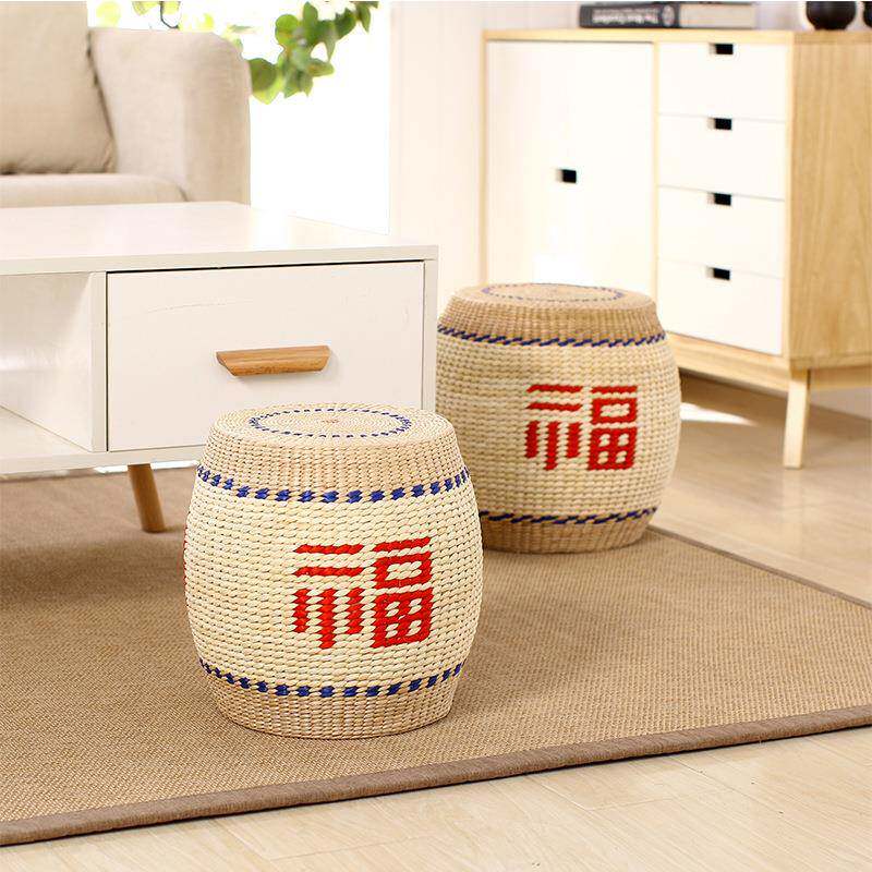 日式手工草用编坐墩榻墩榻米打坐子DIE现代风格打坐垫家茶几禅修