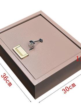 公夹家保险箱万AL998310式保用险柜老人防盗车载翻保管箱隐藏机械