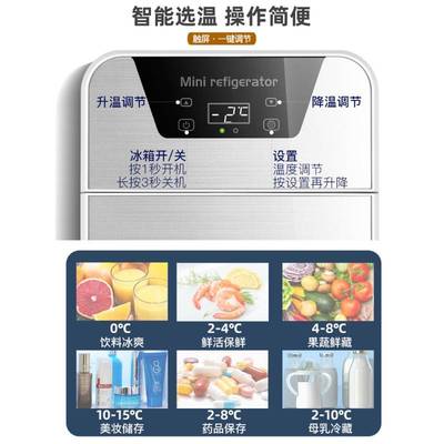 迷你小冰箱小型家用宿舍车载冰箱学生冷藏冷冻一人小冰柜