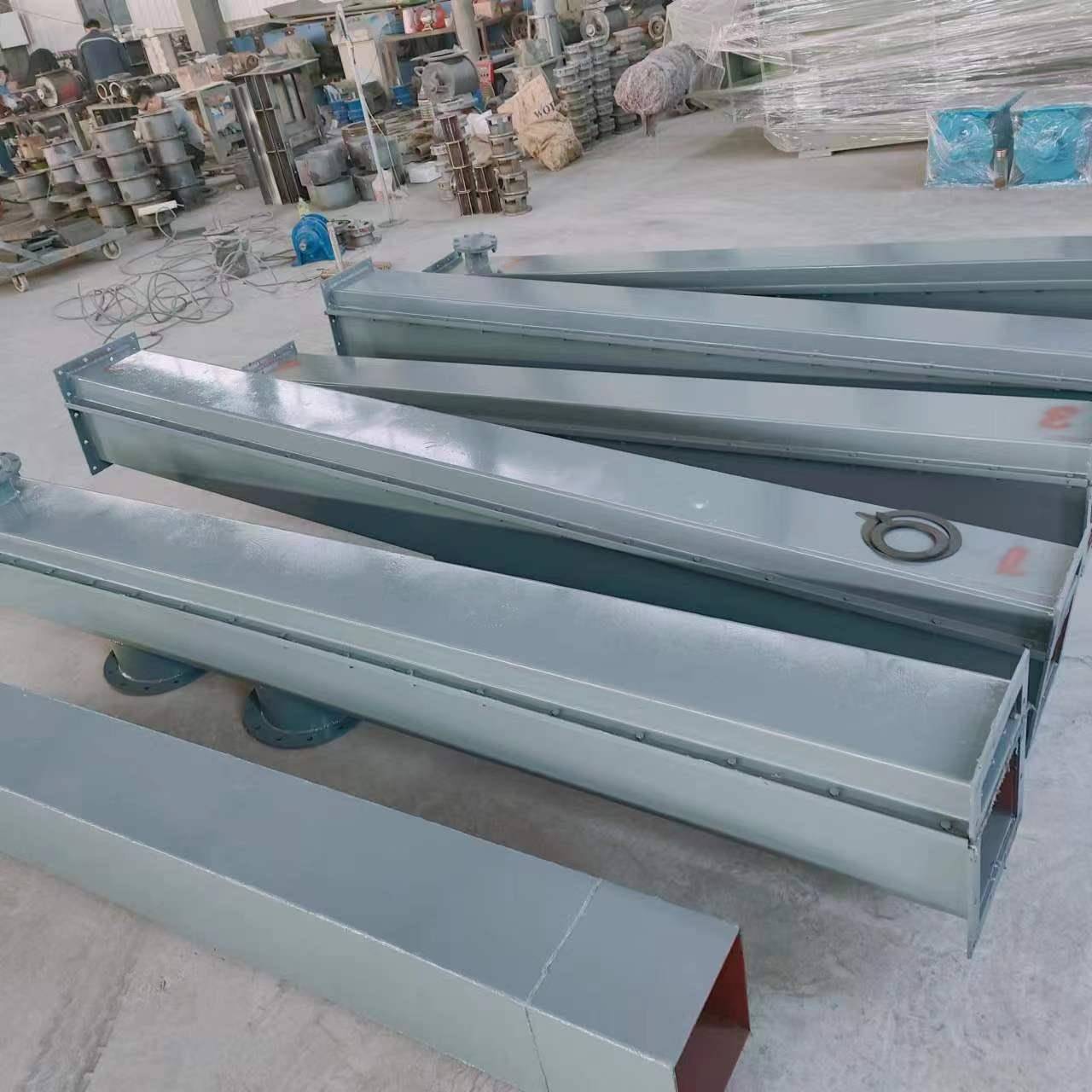 xz400水泥厂空气输送斜槽风送斜槽气力输送机风送式粉料送料设备