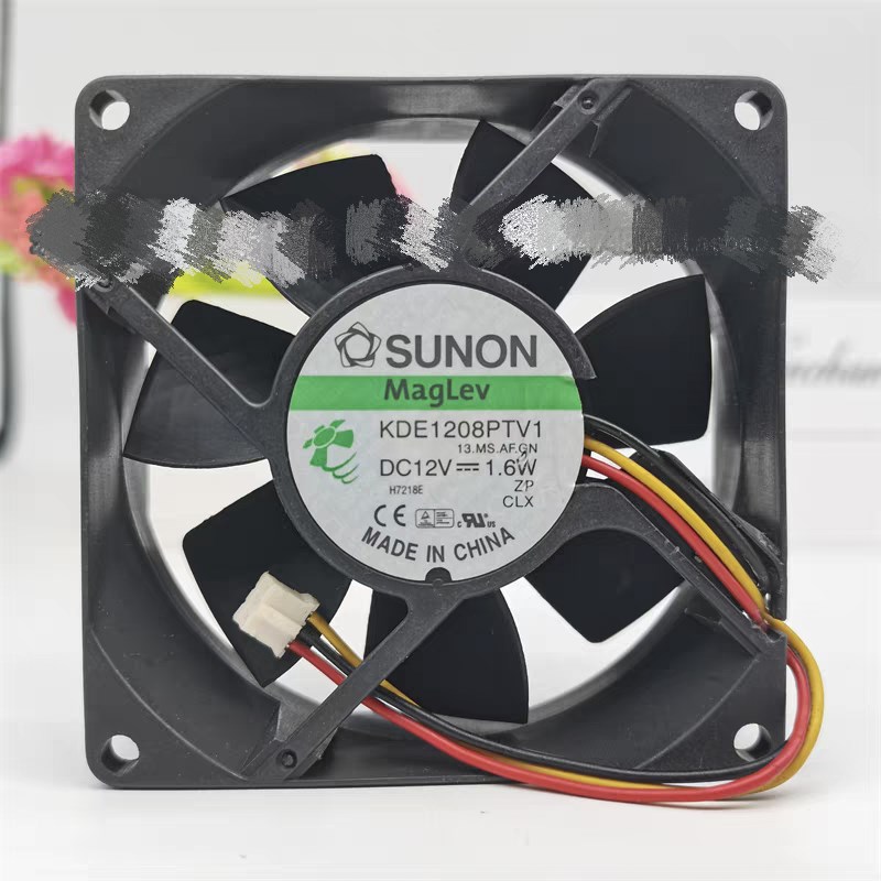 全新建准 KDE1208PTV1 12V 1.6W 8025 8CM 静音机箱电源散热风扇