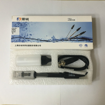 上海雷磁E-201-L pH复合电极/探头/传感器 BNC(Q9型)插头