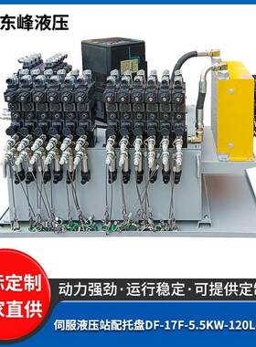 伺服液压站配托盘DF-17F-5.5KW-120L-SZBHT成套液压控制系统总成