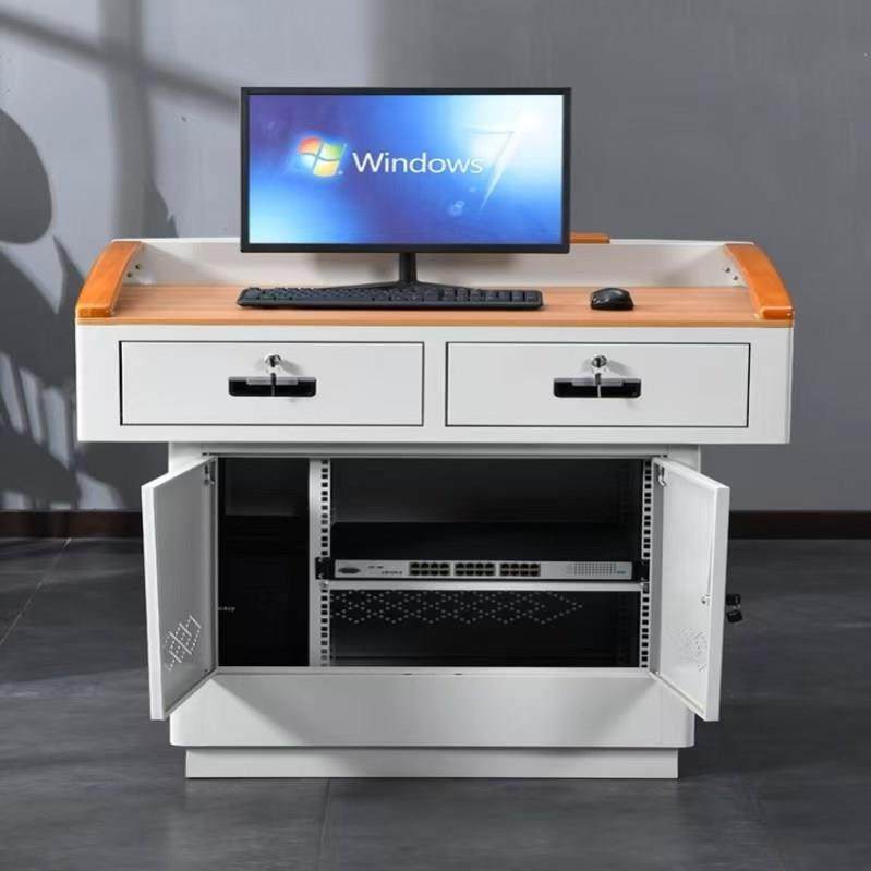 学校教室多媒体讲台教师中控讲课桌校园家具老师教学多媒体演讲台