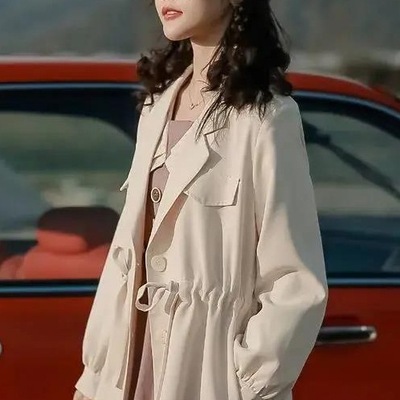 中长款风衣外套女春秋季2