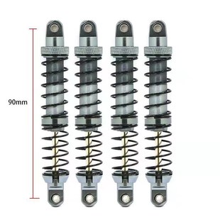 110MM双段金属避震器双弹簧 RC遥控攀爬车90 油压减震器SCX101