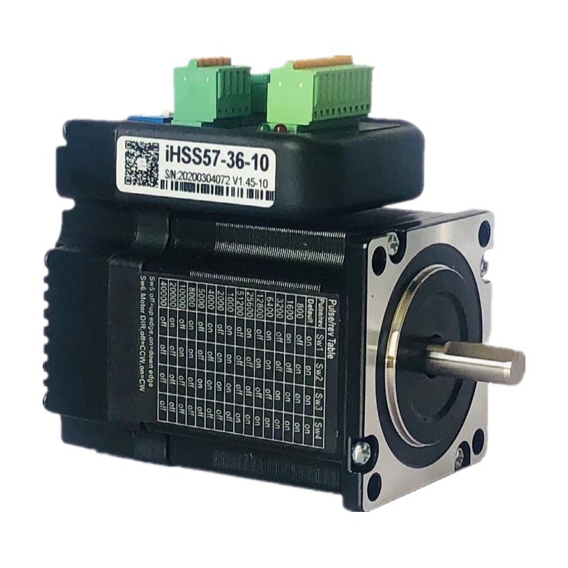 杰美康iHSS57-36-10一体化步进伺服驱动电机编码闭环马达36VDC1NM