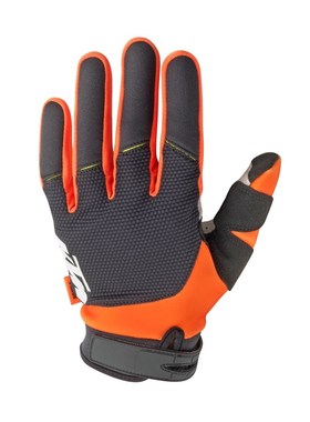 2023款KTM橙色动力越野摩托车骑行手套可触屏防滑耐磨长指手套