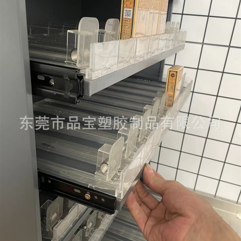 超市展示架烟架烟柜中国烟草烟柜带推进器烟架便利店美宜佳烟架