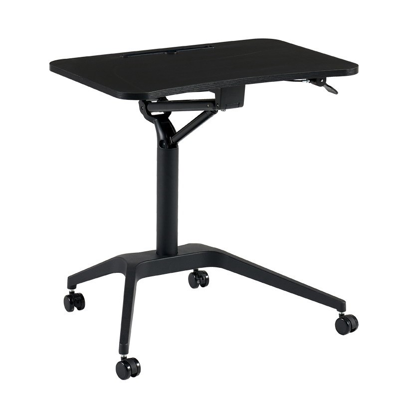 站立式办公气动升降桌自动可移动电脑演讲讲台桌子写字学习书桌子