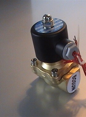 电磁水阀全铜线圈UW-15 2W160-15 200-20 250-25 AC220V DC24V