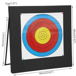 靶钉 EVA靶 送靶纸 60X60X5cm 箭靶 带架子