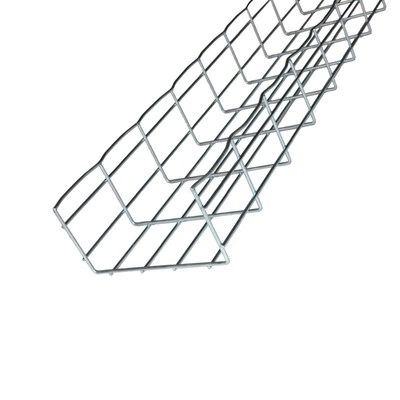网格桥架 通讯机房镀锌网格电缆支架 200*100电镀锌网格桥架弯边