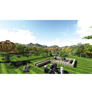 景区小区绳网攀爬户外不锈钢滑梯大型非标无动力儿童乐园滑梯设备