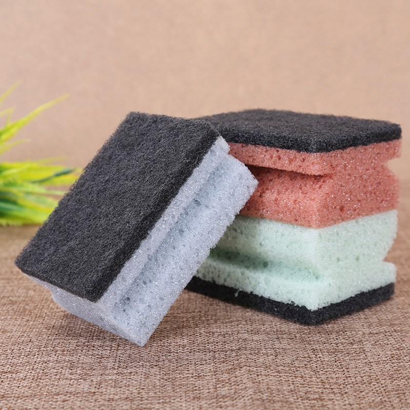 海绵擦 5个装 双色工字绵 厨房清洁海绵百洁布洗碗布 厂家直销