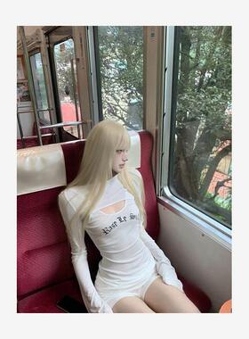 Rase le sol‘Girls Mission’纯欲辣妹长袖上衣吊带背心短裤套装