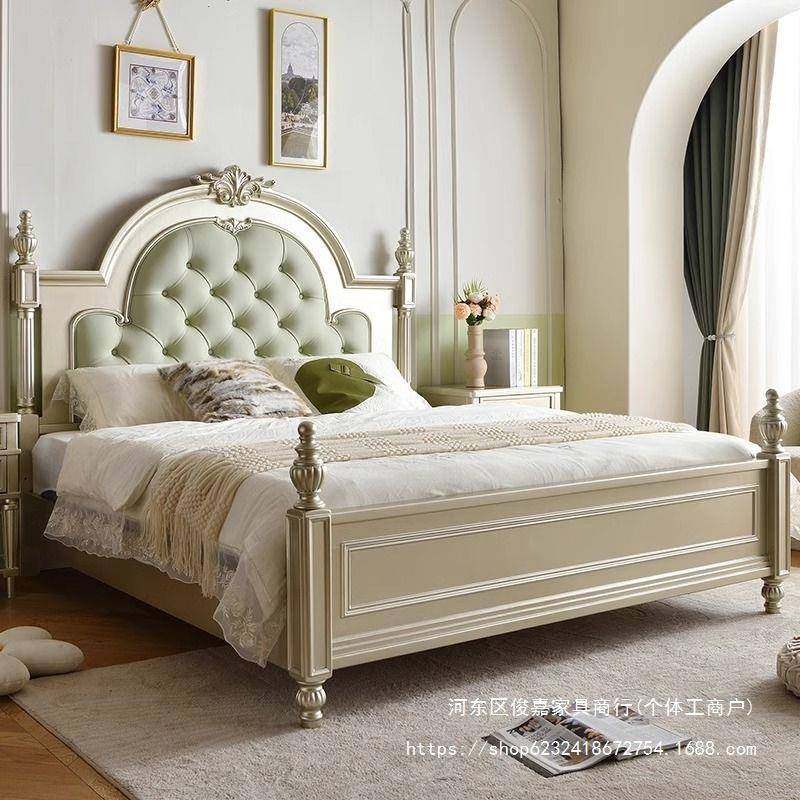 FNB欧式实木床软5包简式1.公主双人床轻奢现欧代约法式1.8婚床床