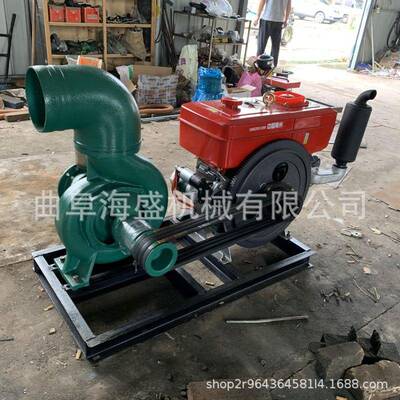 单缸水冷柴油8寸抽水小8柴寸抽水FDU泵油抽水机机水泵机组