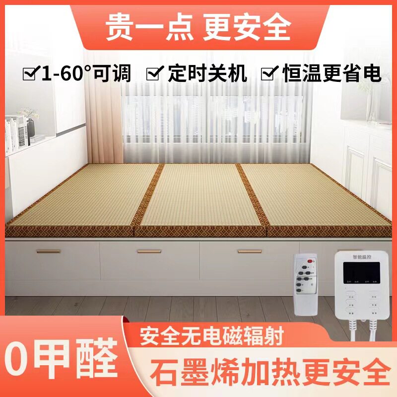 榻榻米垫子加热垫石墨烯电热炕椰棕日式塌塌米踏踏米床垫定 做