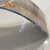 麦斯材天然理石异形超薄石348可曲圆柱别弯墅装 修大酒柜装 饰摆件