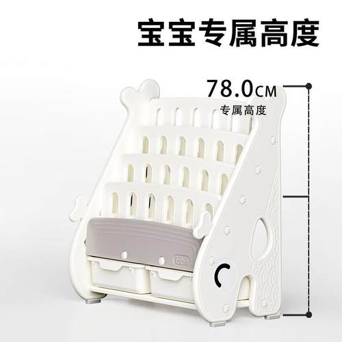 英禾阅读儿FND童书架玩纳具置物架宝宝书柜收纳架玩幼具架儿园收