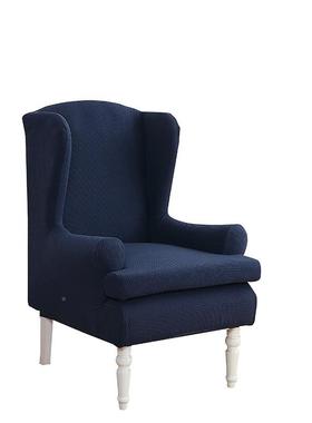 摇粒老美虎椅套翼背椅套式体IYI乡村绒弹力全包分弹力老虎椅套