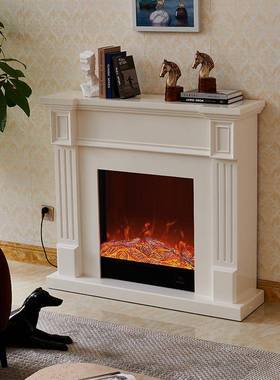 1.2约法式20935实米木壁炉饰柜家装用客厅仿真火焰取暖电子壁简炉