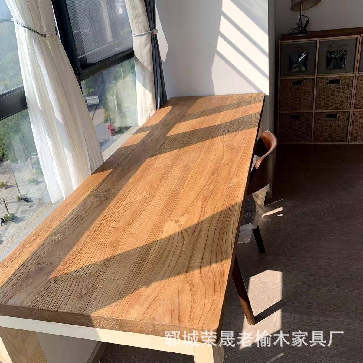 老木吧台板实木办公榆室原桌门面板YXN木风化板民宿装修楼梯踏步