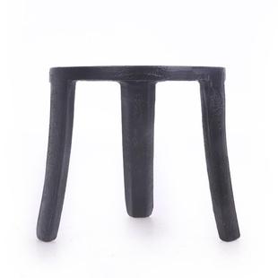 铸铁三脚架炉支架子三角生火盆铁壶托大号三圆SJW架加火厚加铁架