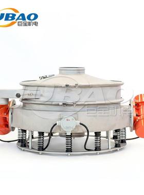 用双振源筛排分机直排式振动筛粉除面杂筛异物振筛XLE机圆形分样