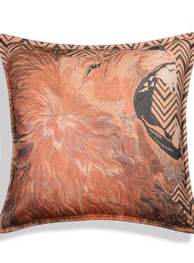 奢华肤高端美品质羊毛呢印花抱枕靠垫柔软亲靠背沙发式SH008/奢样