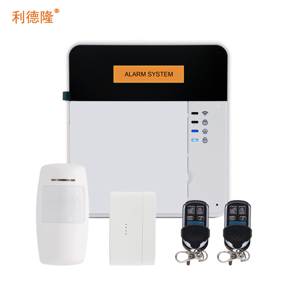 西班牙文法语多语言自动切换GSM alarm 防盗报警器APP智能操作