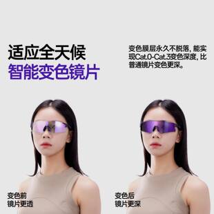 卡普猎豹K2735AVEO新款变沃色跑步P眼镜高清一体式轻量化眼镜骑行