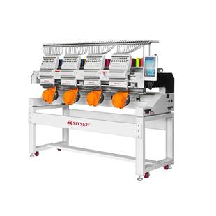 M154高速绣花机4头12针工刺绣0机业电脑HJF绣母字机绣字绣