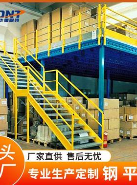 两层三层阁楼式货架加厚材料钢结构架平54648台超货强载重30或010
