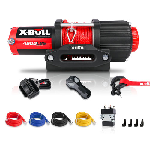 X-BVLL4500S磅电动绞盘尼龙绳