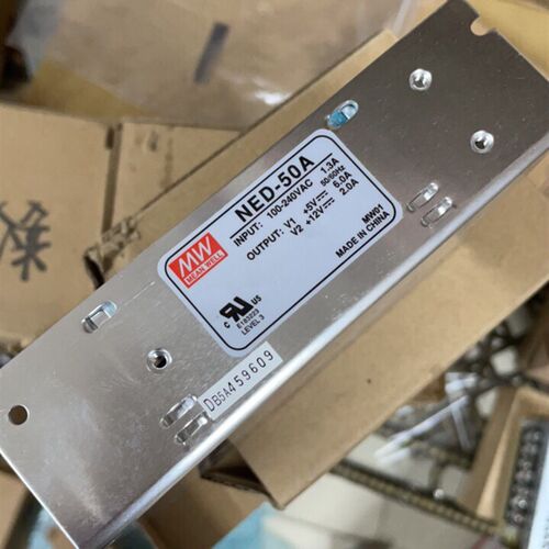 台湾明纬电源50W双组输出电源5V6A 12V2A NED-50A