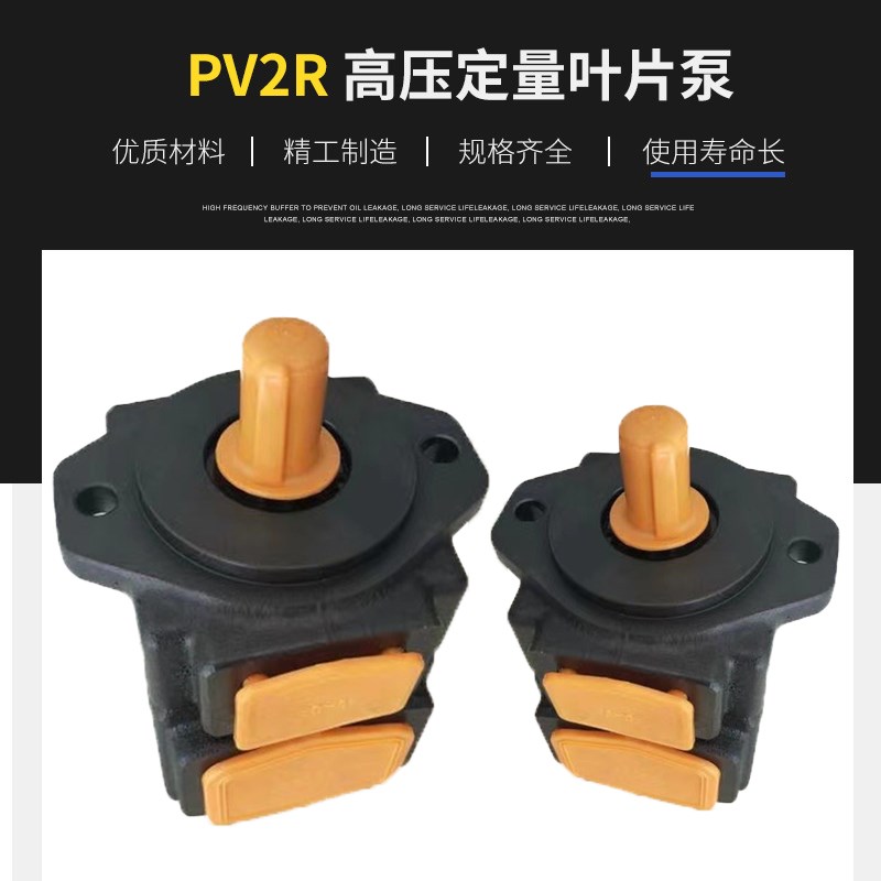 低噪音叶片泵PV2R1-10 12 14 17 19 23 25 28 31F液压油泵铸铁