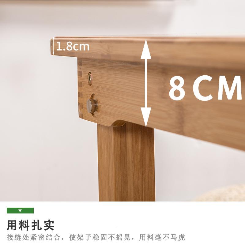 阳台小茶几简约小户型客厅多功实能组合矮桌折木桌子ETS家竹用叠