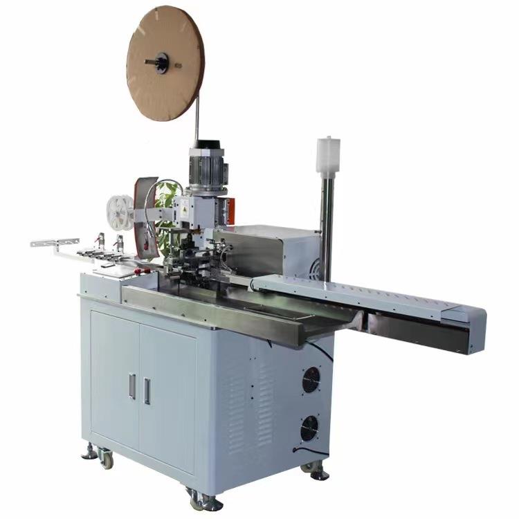 全自动机打端浸线锡端子压接沾D550锡一五体机连带端子机压着剥皮