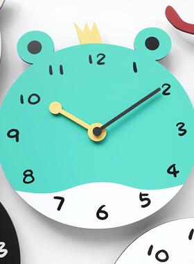 ozoom屋准挂钟家用意时个性创卧尚室w可爱时钟挂墙艺术卡通无品牌