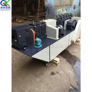 型管脚手架调直机角小铁扁钢矩钢形管矫直机4*QK-TZJ-86建管筑校